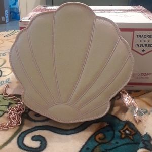 NWT Disney Little Mermaid Rose Gold Cross body Bag